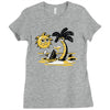 bummer summer Ladies Fitted T-Shirt