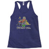 baseball game on short Racerback Tank