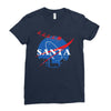 santa nasa parody Ladies Fitted T-Shirt