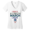 people's climate march for justice 2017 Women's V-Neck T-Shirt