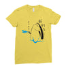Fish Holdup Ladies Fitted T-Shirt