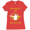 DISTRICT 12 WE SALUTE YOU Ladies Fitted T-Shirt