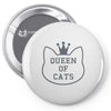 queen of cats Pin-back button