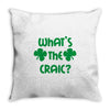 st patricks day Throw Pillow