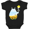 totoro sunflower Baby Bodysuit