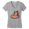 Let's Go Camping Women's V-Neck T-Shirt