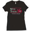 nye tyson '16 science rules Ladies Fitted T-Shirt