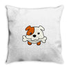 mobbu puppy Throw Pillow