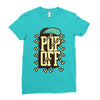 pop off Ladies Fitted T-Shirt