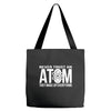 never trust an atom   make up everything Tote Bags