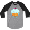 funny cartoon 3/4 Sleeve Shirt
