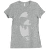 airbrushed stencil Ladies Fitted T-Shirt