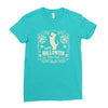 happy halloween! Ladies Fitted T-Shirt