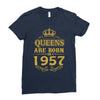 queens are born in 1957 Ladies Fitted T-Shirt