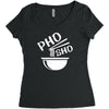 pho sho Women's Triblend Scoop T-shirt