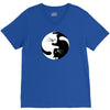 yin yang cat V-Neck Tee