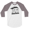 my lashes 3/4 Sleeve Shirt