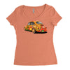 sixties vw beetle, ideal gift or birthday present Women's Triblend Scoop T-shirt