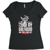 Life After Death Touch My Girlfriend And Find Out Women's Triblend Scoop T-shirt