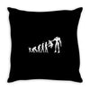 evolution to termination Throw Pillow