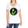 CUTE SNAKE Ladies Curvy T-Shirt