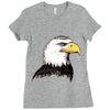 bald eagle Ladies Fitted T-Shirt