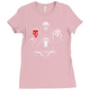 bohemian dark side Ladies Fitted T-Shirt