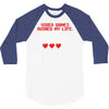 Video Games Ruined My Life 3/4 Sleeve Shirt
