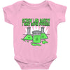 screw lab safety i want super powers Baby Onesie