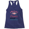 A March Girl Like A Flowers Racerback Tank
