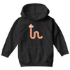 cacing bae senyum Youth Hoodie