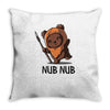 nub nub Throw Pillow