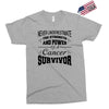 never underestimate the strength and power of a cancer survivor Exclusive T-shirt