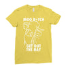 moo bitch Ladies Fitted T-Shirt