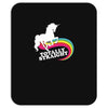 totally straight funny rainbow unicorn gay pride novelty fashion Mousepad