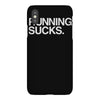 running sucks   humor exercise running gym marathon runner workout tee iPhoneX Case