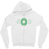 in my head i'm playing rugby Zipper Hoodie