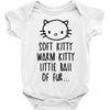 weird kitty Baby Onesie