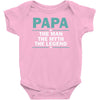 papa the man the myth the legend Baby Bodysuit