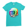 astronaut space cat new Ladies Fitted T-Shirt