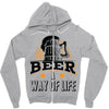 Beer A Way Of Life Zipper Hoodie