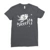 sea turtle cat Ladies Fitted T-Shirt