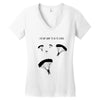 I Do Not Want To Go To School Women's V-Neck T-Shirt