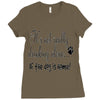 IT'S NOT REALLY DRINKING ALONE Ladies Fitted T-Shirt