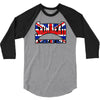 skinhead union jack, ideal birthday gift or present 3/4 Sleeve Shirt