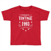 original parts vintage established 1993 perfectly aged Toddler T-shirt