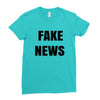 fake news Ladies Fitted T-Shirt