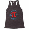 happy pi day Racerback Tank