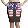 paire de tongues am&eacute;ricaine Pencil Skirts