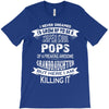 Super Cool Pops Of A Freaking Awesome Granddaughter T-Shirt